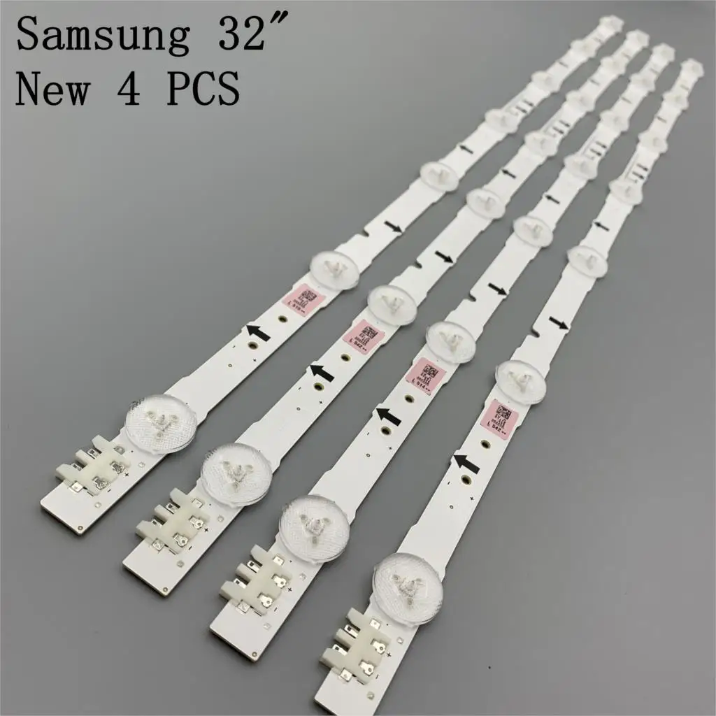 Nový Kit 4pcs 7LED 650mm LED pásy pre Samsung ue32j5500akSVS32FHD 3228 D4GE-320DC1-R2 D4GE-320DC1-R1 Bn96-30443A 30442A