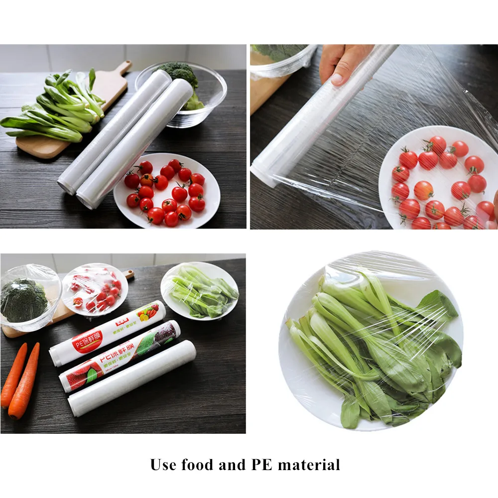 Nôž-voľné ruky-slza fólie bod-lámanie potravín film kuchyňa domácnosti veľké rožky jednorazové potravín, ovocia zábal