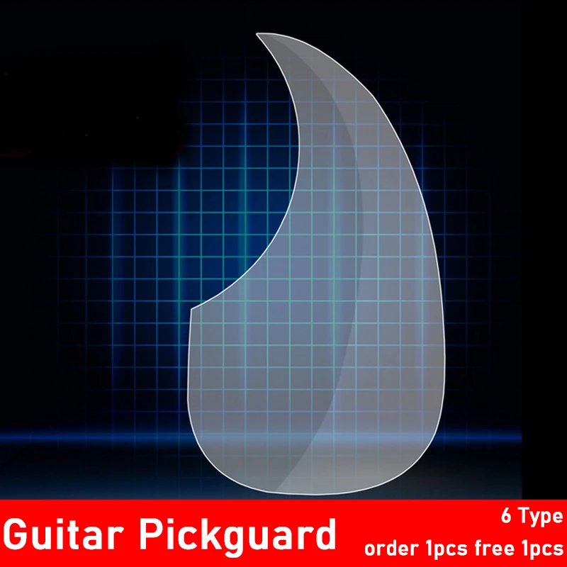 Objednávky 1 Zadarmo 1 Gitaru Ochrany Nálepky Pickguard Ultra-tenké Akustická Gitara Pickguard Poškriabaniu Vybrať Stráže Transparentné