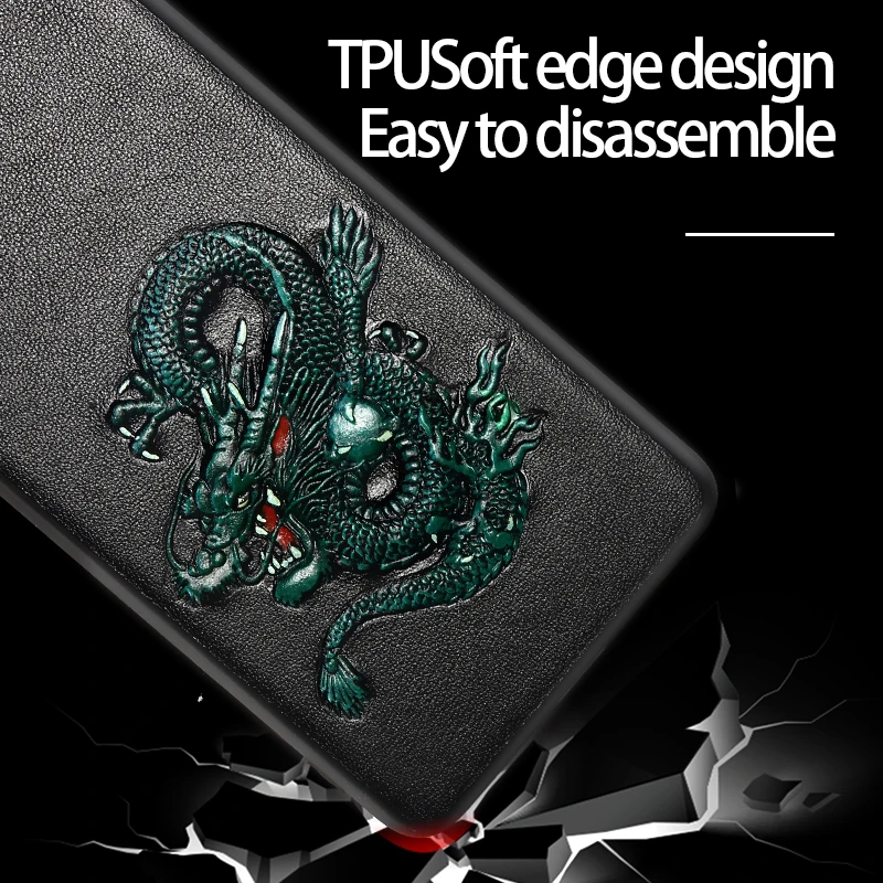 Originálne Kožené 3D Emboss Eagle Zrna telefón puzdro na Huawei P40 P20 P30 Lite Pro Mate 20 P10 Kryt Pre Česť 20 Pro 10 10i 8X
