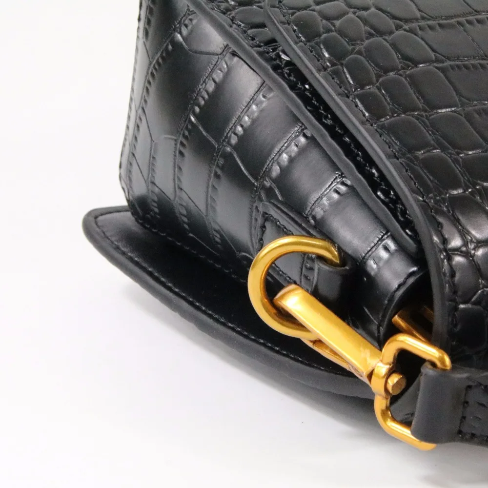 Originálne Kožené Ženy Bag Classic Zámok Spojka Módne Krokodíl, Vzor Pani Ramenní Taška Messenger Bag Small Crossbody Taška Klapka