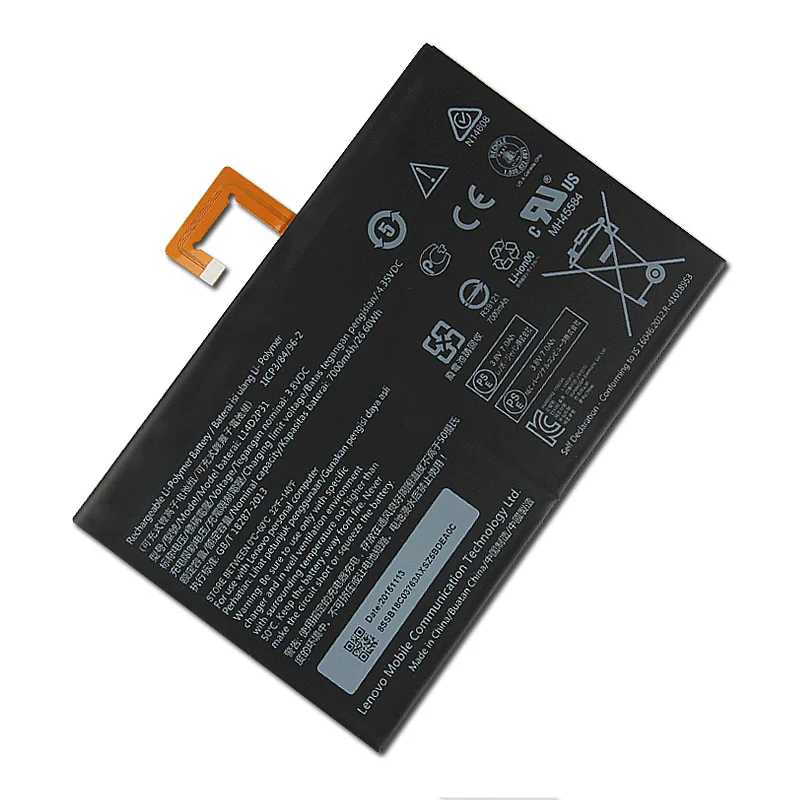 Originálne Náhradné Batérie L14D2P31 na Kartu Lenovo 2 A10-70 LC/A10-70F TB2-X30M TB2-X30F 7000mAh 26.6 wh 4.36 V