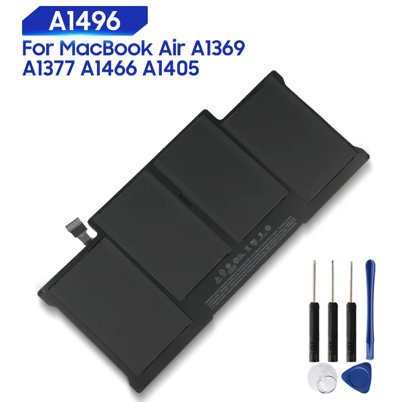 Originálne Náhradné Batérie Pre Mac MacBook Air A1496 A1369 A1405 A1466 A1377 Skutočný Tablet Batérie 7150mAh