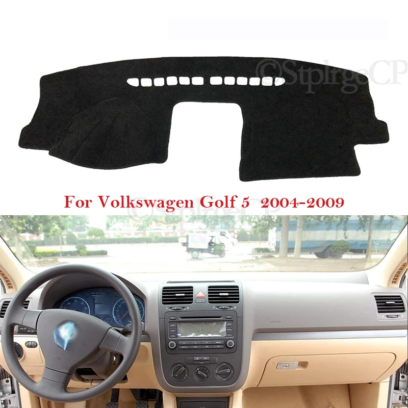 Panel Kryt, Ochranná Podložka pre Volkswagen VW Golf 5 2004~2009 autopríslušenstva Prístrojovej Doske Slnečník Koberec Anti-UV 2008 2007