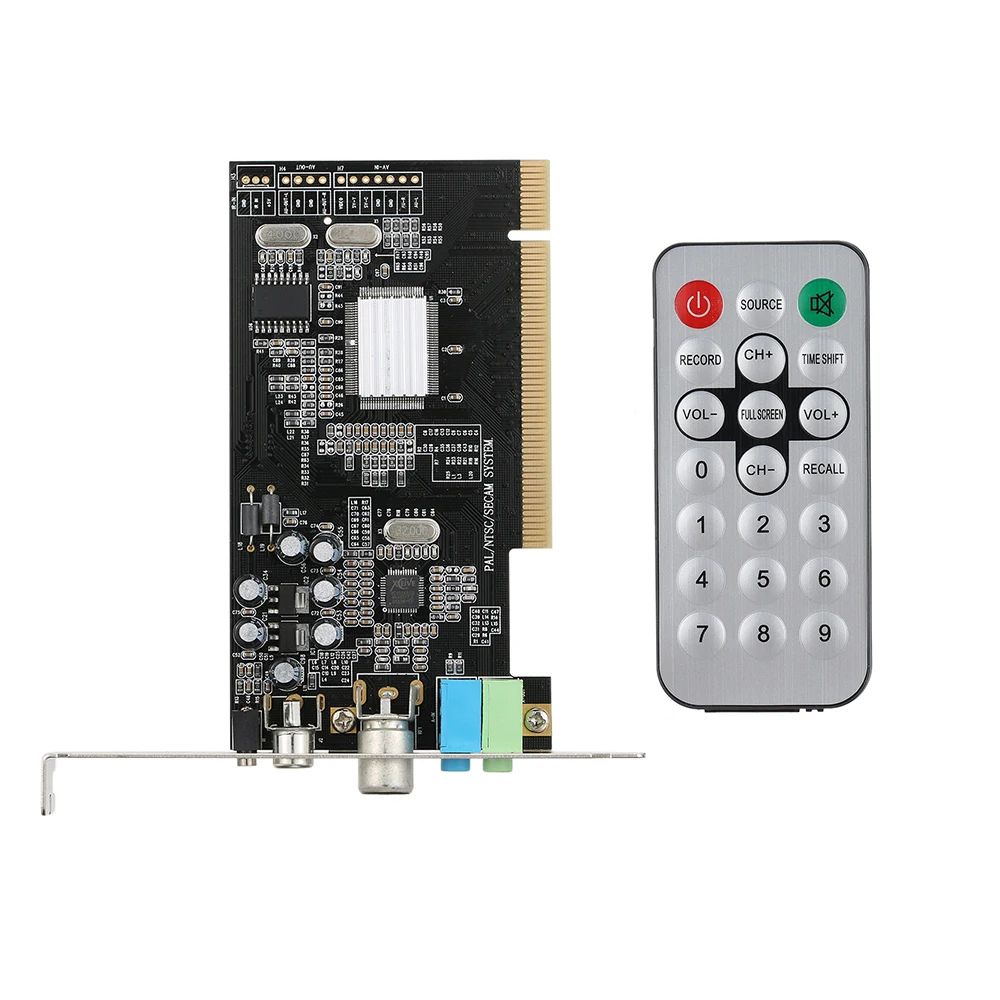 PCI Interný TV Tuner Karty MPEG DVR Zachytiť Záznamník PAL BG PAL I NTSC SECAM PC PCI Multimediálnej Karty, Diaľkové