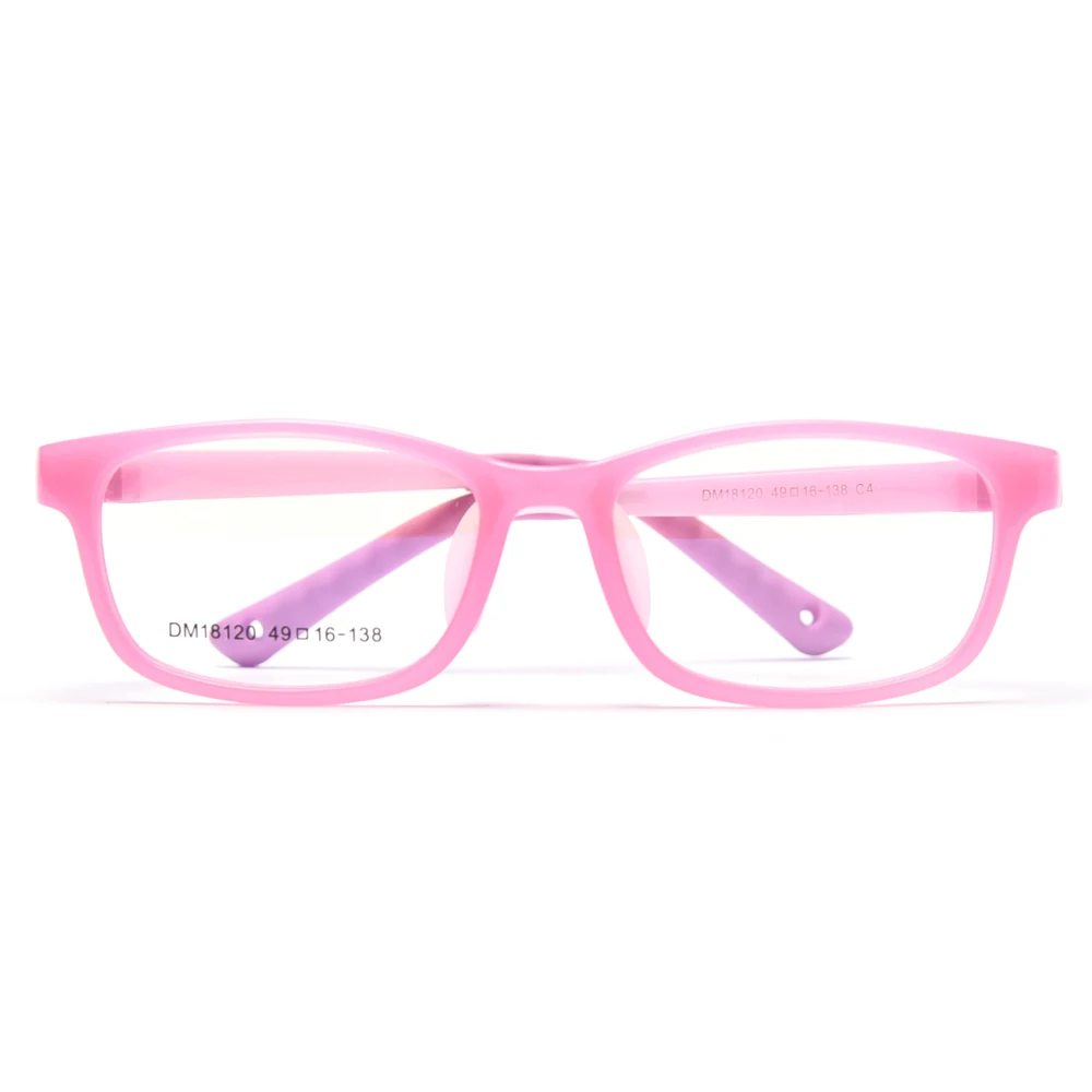 Peekaboo dievča dieťa okuliare, optické tr90 rám anti-slip jasný objektív deti štvorcových okuliare rámy darčeky pre chlapcov modrá ružová