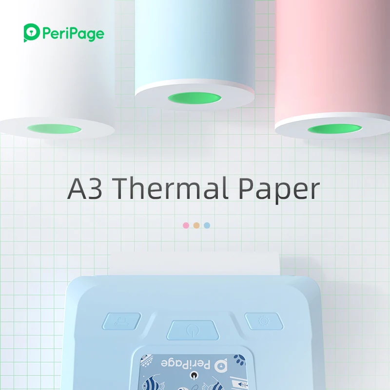 PeriPage 80x50mm Tepelné Papierové Etikety Papierové Nálepky, Papierové Vrecko Pre Mini Tlačiareň A3