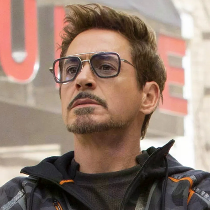 Photochromic slnečné Okuliare Mužov Dizajn Značky Tony Stark Iron Man Slnečné Okuliare Ženy Námestie Zmeniť Farbu Punk Jazdy UV400 Okuliare
