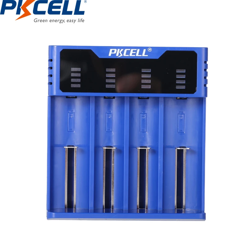PKCELL 1.2 V, 3,7 V 3.2 V AA AAA 26650 NiMH nicd li-ion 18650 batérie Inteligentná nabíjačka 5V 2A s LED Displejom