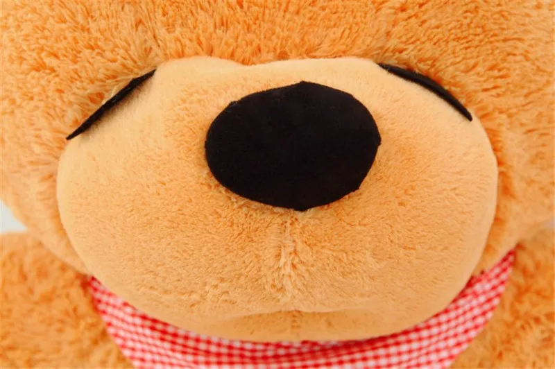 Plyšové hračky Wholesale60cm 100 2m 2.3 m obrovské teddy Oči zatvorené medveď Polotovary Niesť Kožu bábika /vianoce/darček k narodeninám