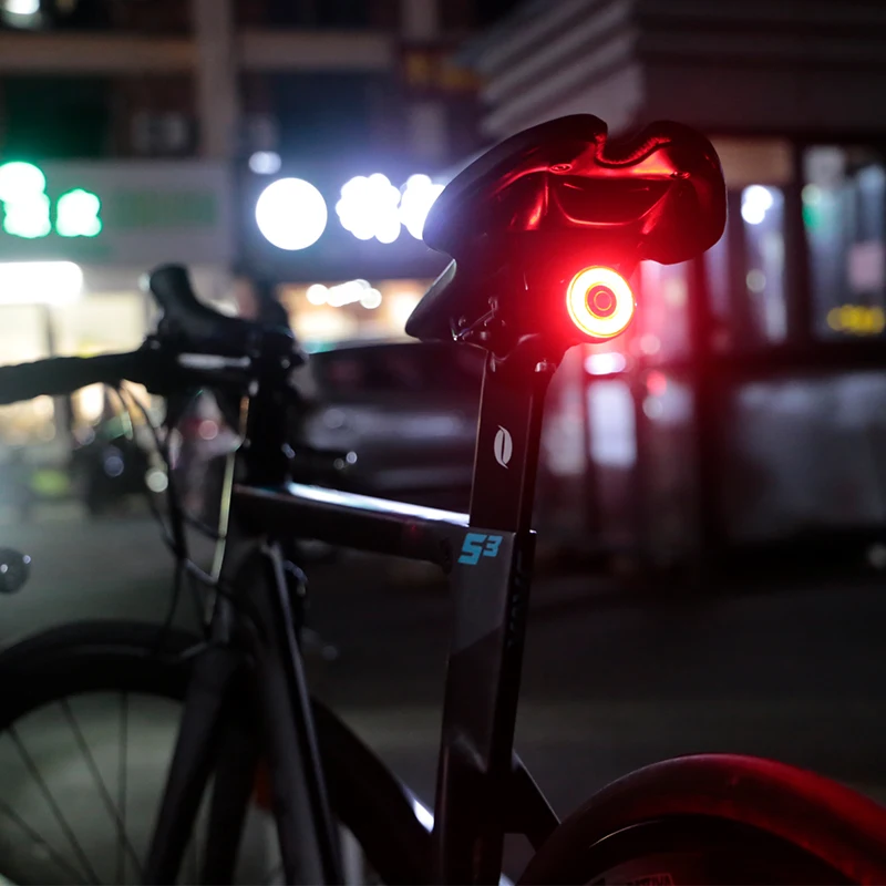 Požičovňa Smart Auto Brzdy Snímanie Svetla IPx6 Vodotesný LED Nabíjania Cyklistické zadné svetlo na Bicykel Zadné Svetlo Príslušenstvo O5