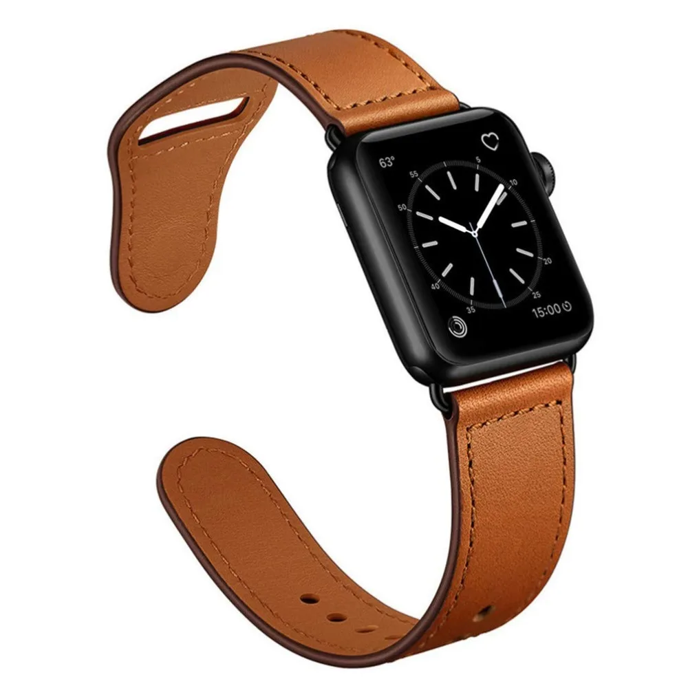 Pravá koža slučky popruh pre apple hodinky kapela se 42mm 44 mm apple hodinky 6 5 náramok 38 40 iwatch 4/3/2/1 náramok
