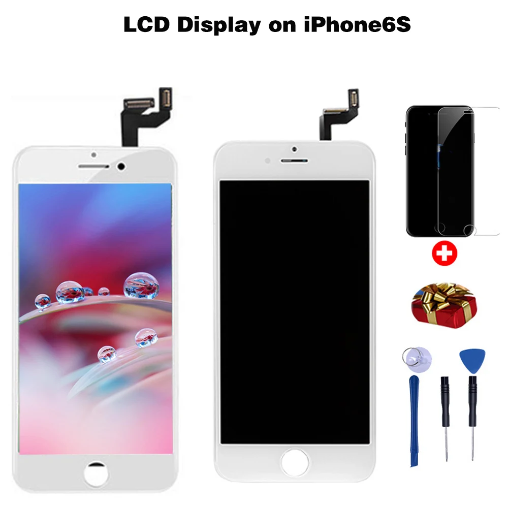 Pre IPhone5 5c 5 6 6 7 8 Plus AAA+LCD Displej Dotykový Displej mobilného Telefónu Príslušenstvo+Tvrdené Sklo+Tool Kit+Ochranné puzdro