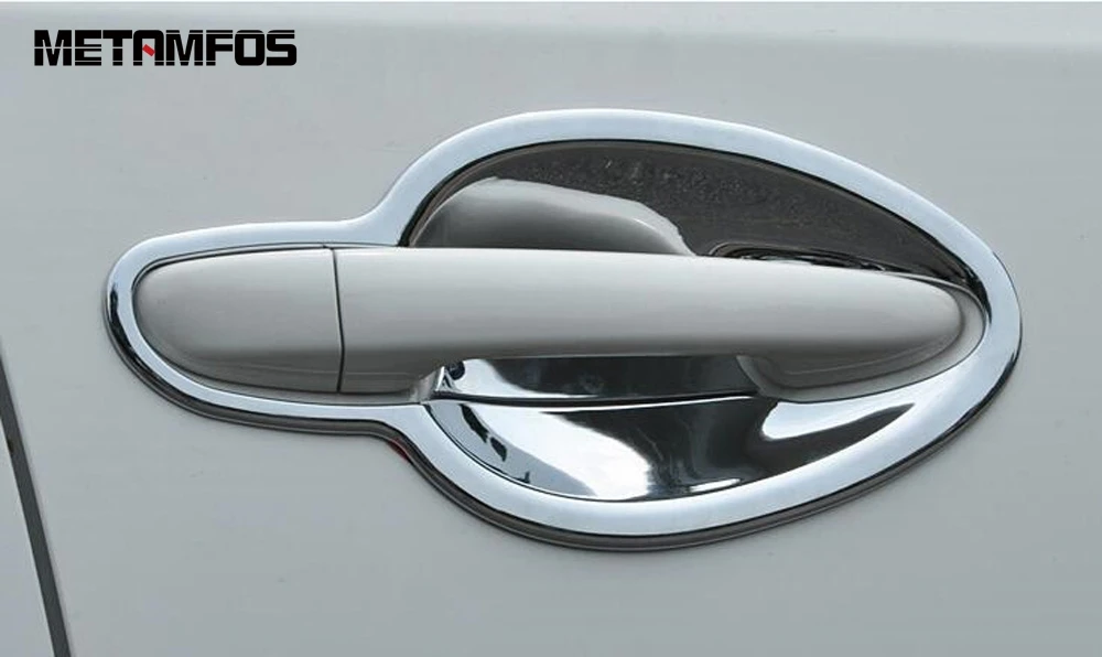 Pre Mazda CX-3 CX3-2018 2019 2020 Chrome Dverí Rukoväť Miska Kryt Lišty Výbava Dekoratívne Vonkajšie Príslušenstvo Auto Styling