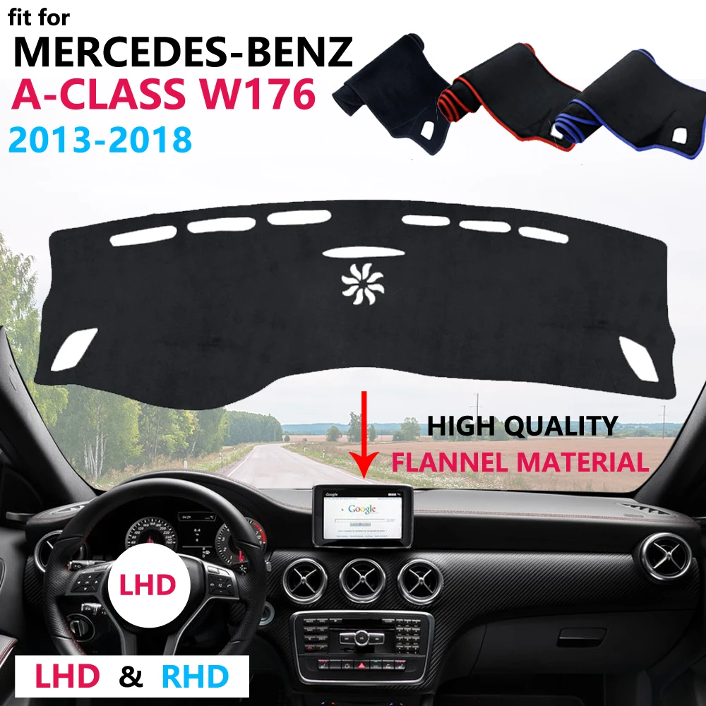 Pre Mercedes Benz A-Class W176 2013~2018 Panel Kryt, Ochranná Podložka Koberec Auto Príslušenstvo A-Klasse A160 A180 A200 A45 2017