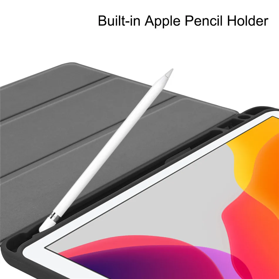 Pre Nový iPad 8. 7. Gen 10.2 2020 2019 Prípade s Ceruzkou Držiteľ Tri-fold Magnetické Ochranný obal, Kryt pre iPad 10.2 Prípade Para