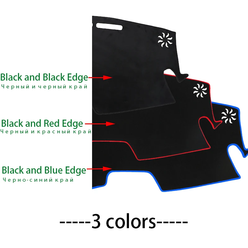 Pre Peugeot 208 2008- 2018 dashboard mat Ochranná podložka Odtieň Čalúnenia Pad interiéru nálepky auto styling príslušenstvo