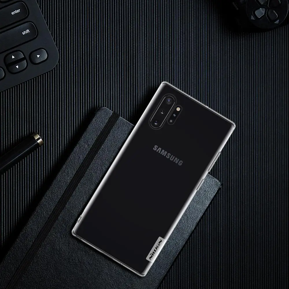 Pre Samsung Galaxy Note 10 Plus Prípade Nillkin TPU Telefón Prípade Silikónový Kryt Jasný Prípad pre Samsung Poznámku 10 Plus Nilkin Zadný Kryt