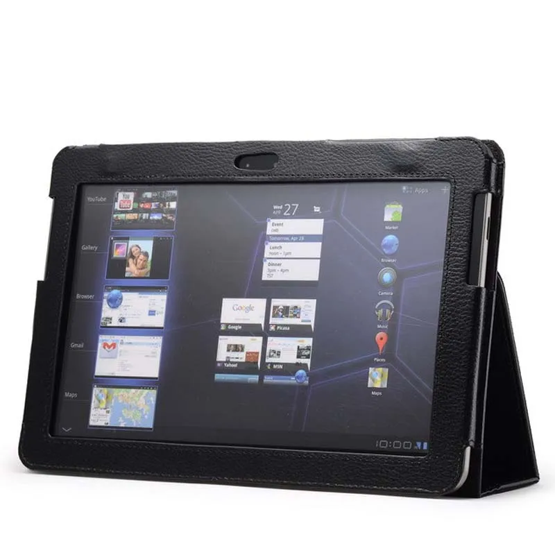 Pre Samsung Galaxy Tab 2 10.1-palcový samsung GT-P5100 P5110 P5113 P7500 P7510 Tablet Prípade Koža PU Folio Stand Dať Stylus Pen