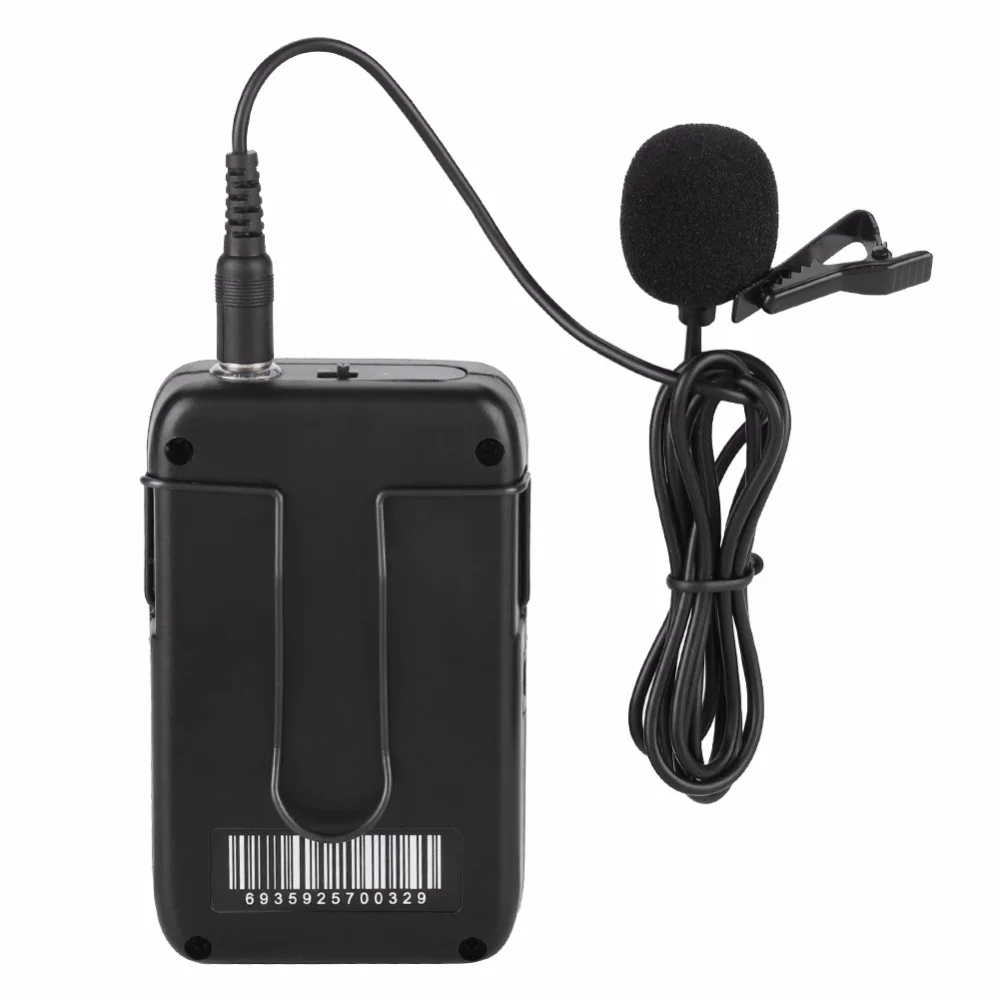 Prenosné Bezdrôtové microfone VHF Mic Klope Klip Mikrofón s Prijímač, Vysielač Kompatibilné s Audio Zosilňovač Multimediálne