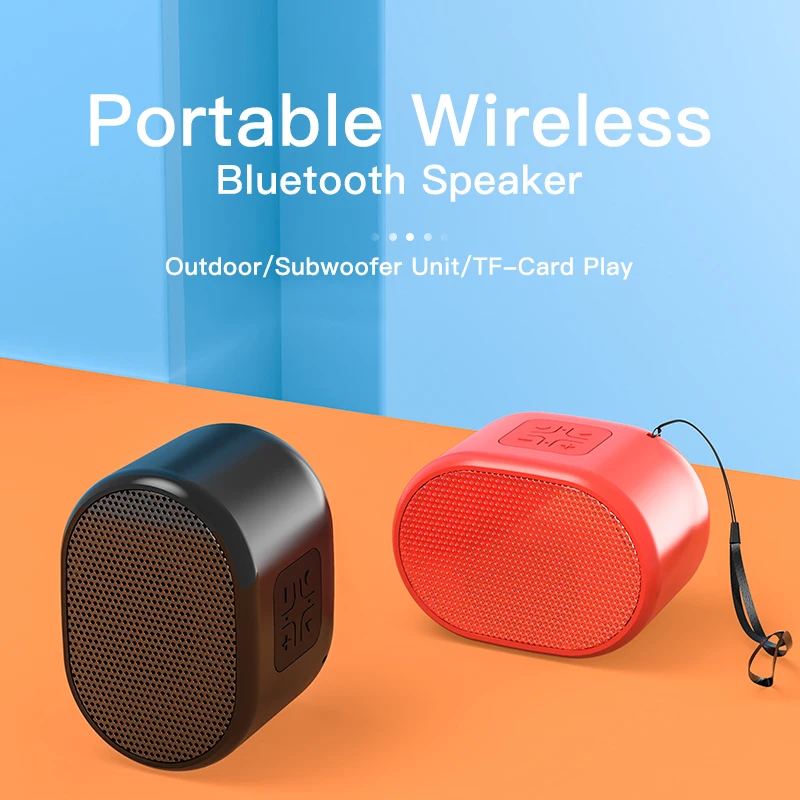 Prenosné Bluetooth Reproduktorov 5.0 s Mini Kovové Bass Subwoofer Vonkajšie Bezdrôtové Hands-Free Reproduktor, Stereo Zvuk Prehrávač Hudby