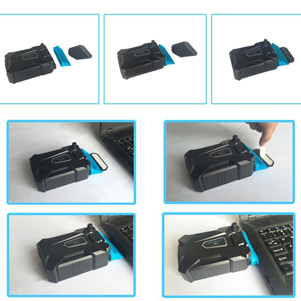 Prenosný Notebook Notebook Cooler USB Chladič Vzduchu Externý Extrakcie Chladenie Ventilátorom Pre Notebook, Rýchlosť Nastaviteľná pre 15 15.6 17 Palcové