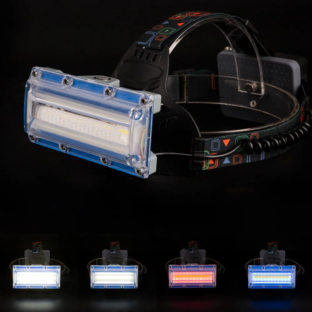 Profesionálne Rybárske potreby na Kempovanie Svetlometu COB LED Pásy Prenosné Svetlomet Nepremokavé Nabíjateľná Reflektor pre Vonkajšie Osvetlenie