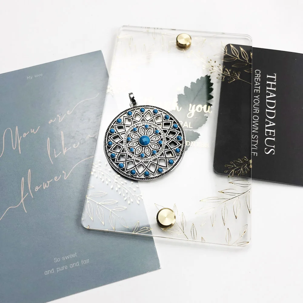 Prívesok Modrý Kameň Ornament,2019 Úplne Nové Módne 925 Sterling Silver Šperky Európe Bijoux Príslušenstvo Darček Pre Ženu