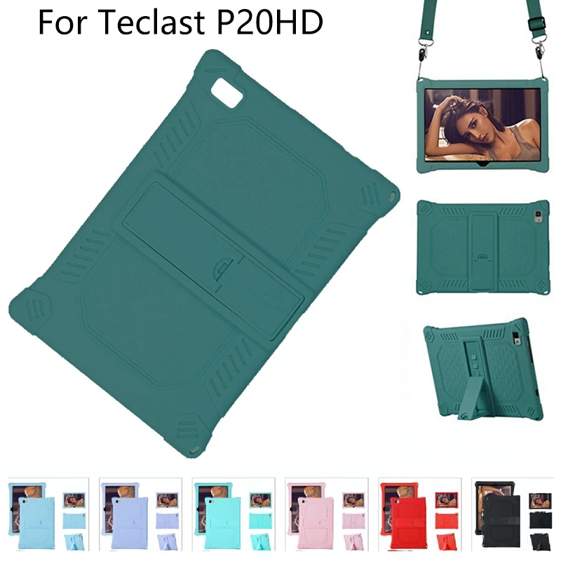 Puzdro pre Teclast P20HD 10.1 Palcový Tablet PC Stojan Ochranné Silikónové puzdro