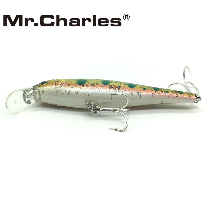 Pán Charles CMC019 Rybárske Lure 80mm/9g 0-1m Plávajúce Super Potopenie Minnow Pevného Návnadu Kvalitné Profesionálne Crankbait