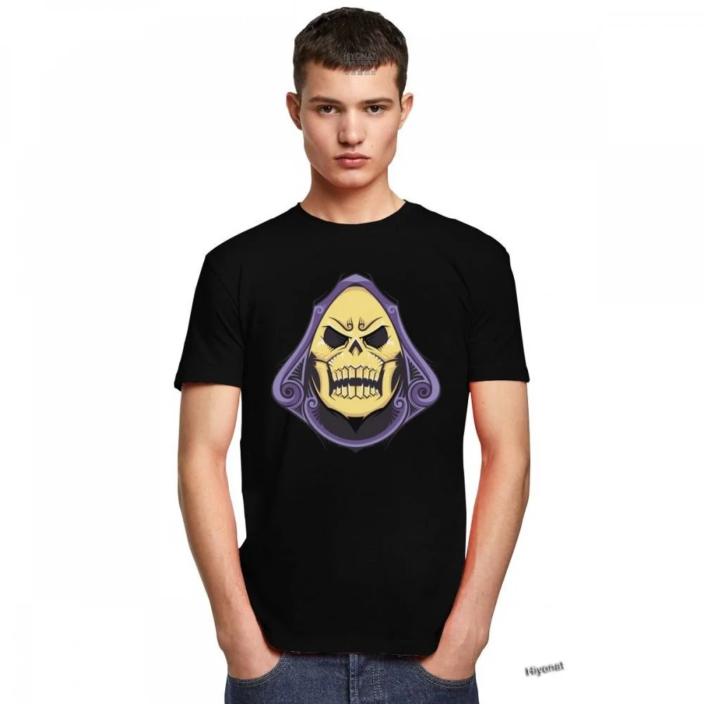 Pánske On-Man A Majstri Vesmíru Tričká Krátky Rukáv Bavlnené Tričko Dizajnér Skeletor Tee Topy Streetwear Oblečenie