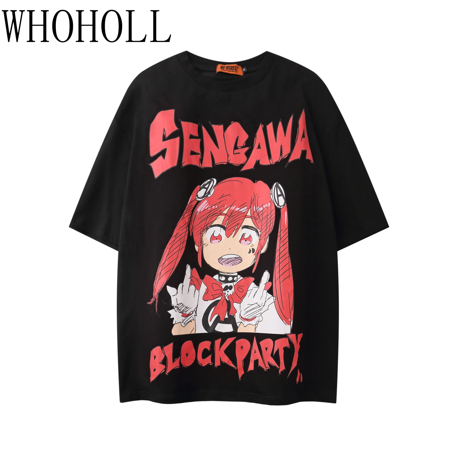 Pánske Senpai Anime Dievča Nerdy Bavlna Black Print T-shirt Ženy Manga Streetwear Tee Bavlnené Tričko, Unisex Oblečenie Harajuku