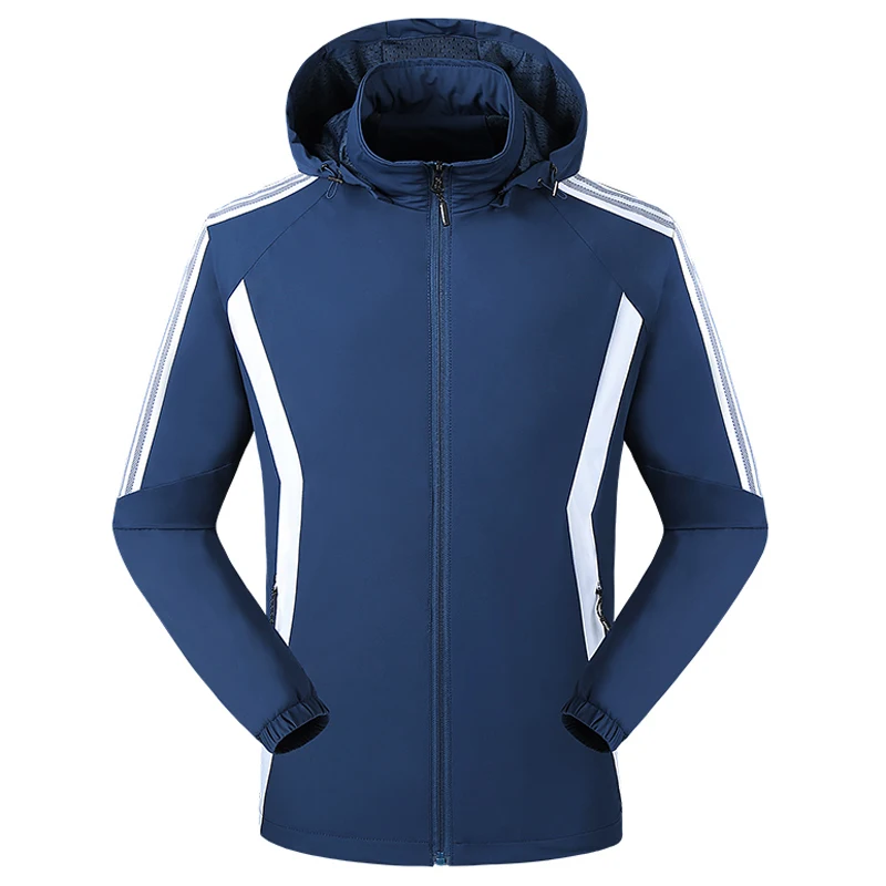 Pánske športové oblečenie bežné windbreaker bunda mužov streetwear jar jeseň Bombardér coats hoodies muž Značku Oblečenia veľkosť L~6XL
