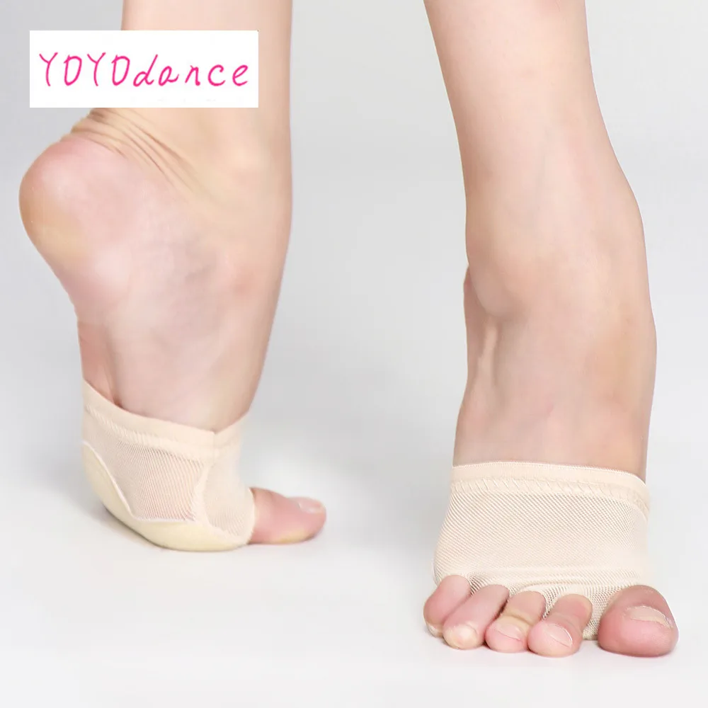 Päť Otvorov Profesionálne Brucho Prst Pad Moderné Pol Lyrickej Tanečné Topánky Sandále Labky Nohy Tangá