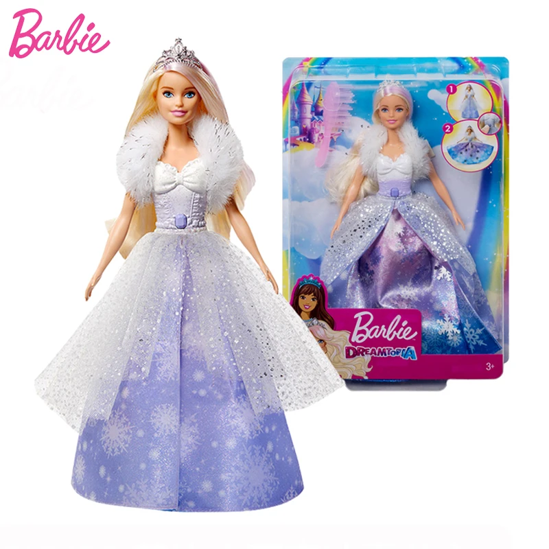Pôvodné Barbie Posadnutosť Krásna Princezná Vlasy Zber Palcový Bábiky Deti Hračky pre Deti, Dievčatá, Baby, Darček k Narodeninám Bonecas