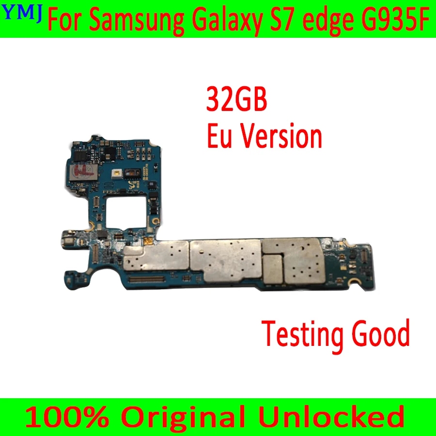 Pôvodné odomknutý Samsung Galaxy S7 okraji G935F G935FD G930F G930FD Doske,EÚ Verzia Doske s Čipom,Doprava Zdarma