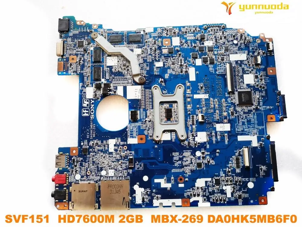 Pôvodný pre SONY MBX-269 notebook doske SVF151 HD7600M 2GB MBX-269 DA0HK5MB6F0 testované dobré doprava zadarmo