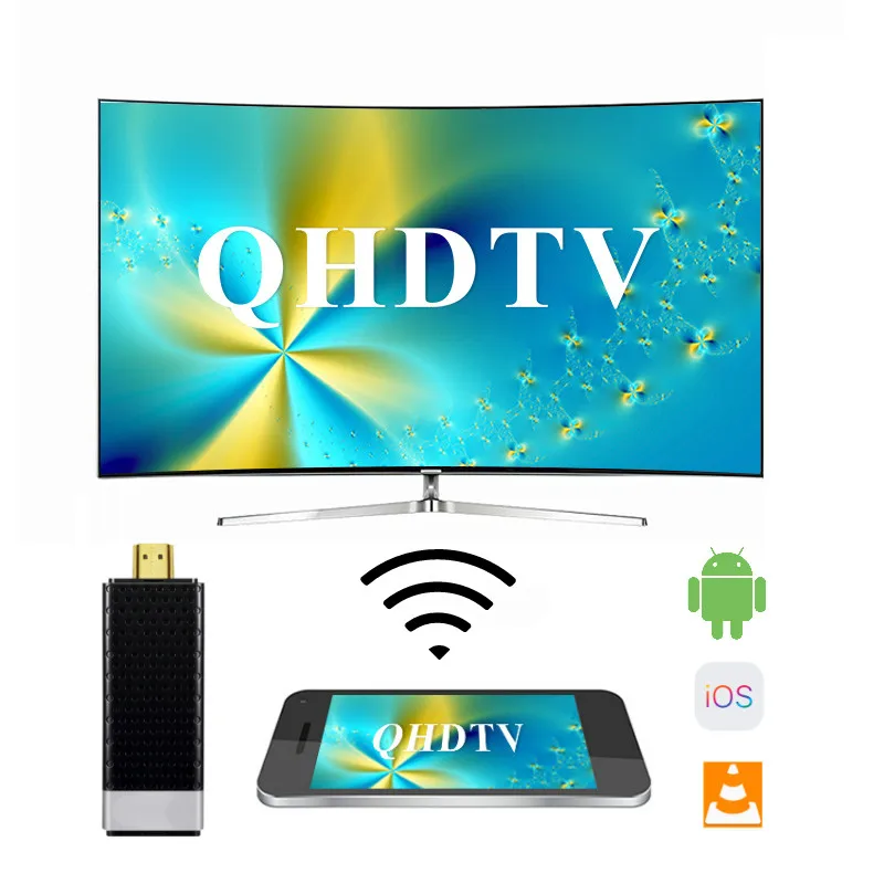 Qhd tv stick podpora Smart TV m3u Android TV Zariadenia PC