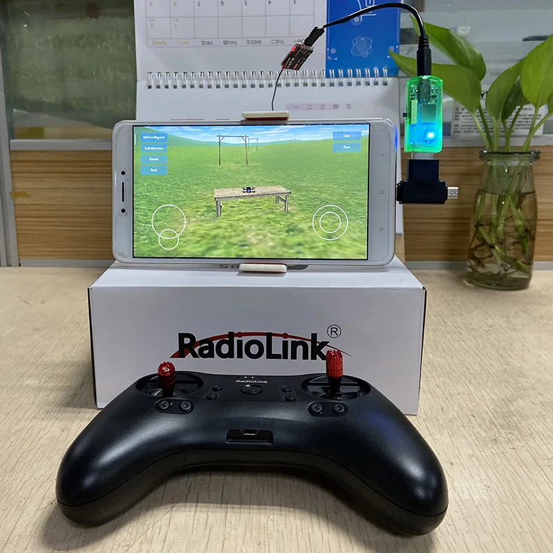 Radiolink T8S 8CH RC Diaľkové ovládanie Vysielača 2.4 G s R8EF Prijímač Rukoväť Stick Bluetooth Pripojenie pre FPV Quad Drone Auto