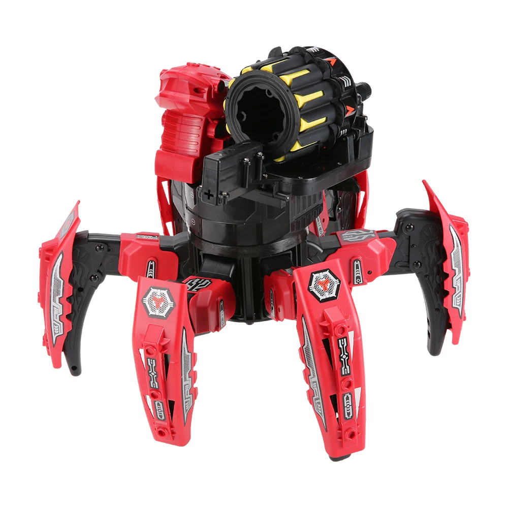 RC six-foot diaľkové ovládanie spider robot multiplayer 2.4 G pohode diaľkové ovládanie robota DIY strieľačka modelu deti interaktívne
