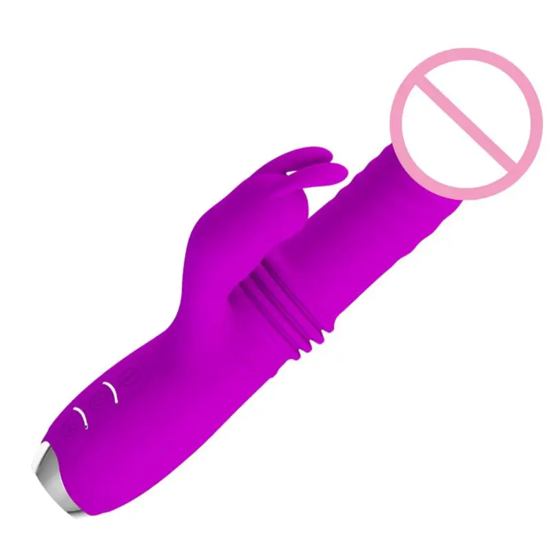 Realistické Dildo Teleskopická Králik G-Spot Vibrátor Klitorisu Nabíjateľná Dildo