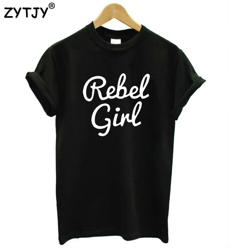Rebel Dievča Listov Tlač Ženy Tričko Bavlna Bežné Vtipné Tričko Pre Dievča Top Tee Lumbálna Tumblr Kvapka Loď HH-43