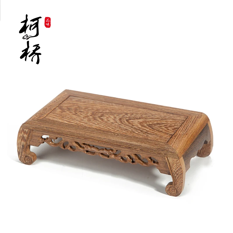 Remeslá dekorácie kameň kanvica base vyrezávané výrez kolo prst obdĺžnikový stôl klavír stôl mahagón base