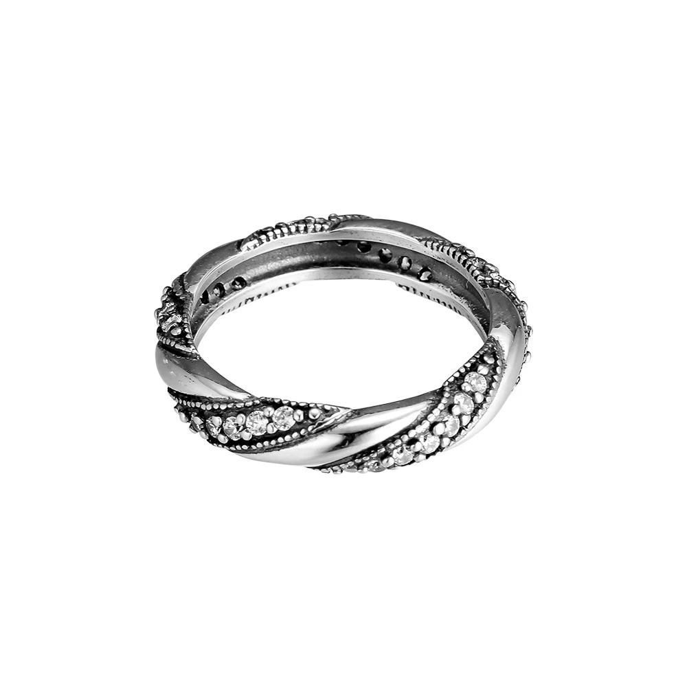 Reálne 925 Sterling Silver Stuhou Lásky Prst Prstene Pre Ženy, Svadobné Zásnubný Prsteň Módne Šperky Veľkoobchod