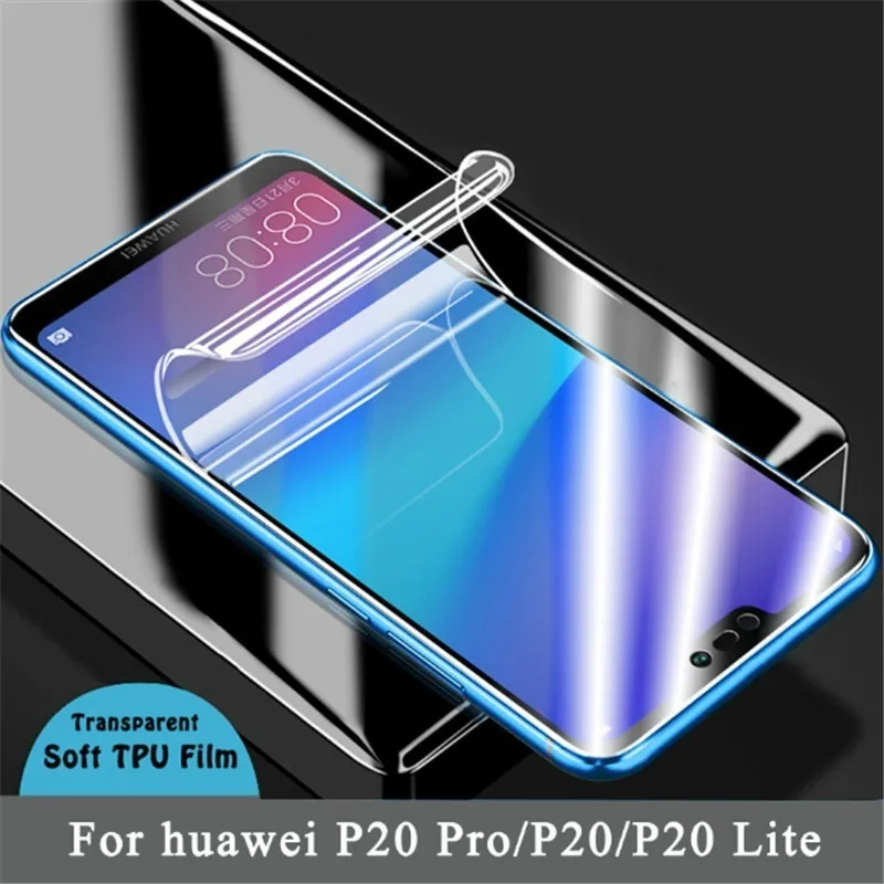 Rýchle dodanie Hydrogel Fólia pre Huawei P20/p40 Pro/Lite Plus Screen Protector Huawei P30/p20/p40 Pro Obrazovke Ochranná Fólia lepidlo