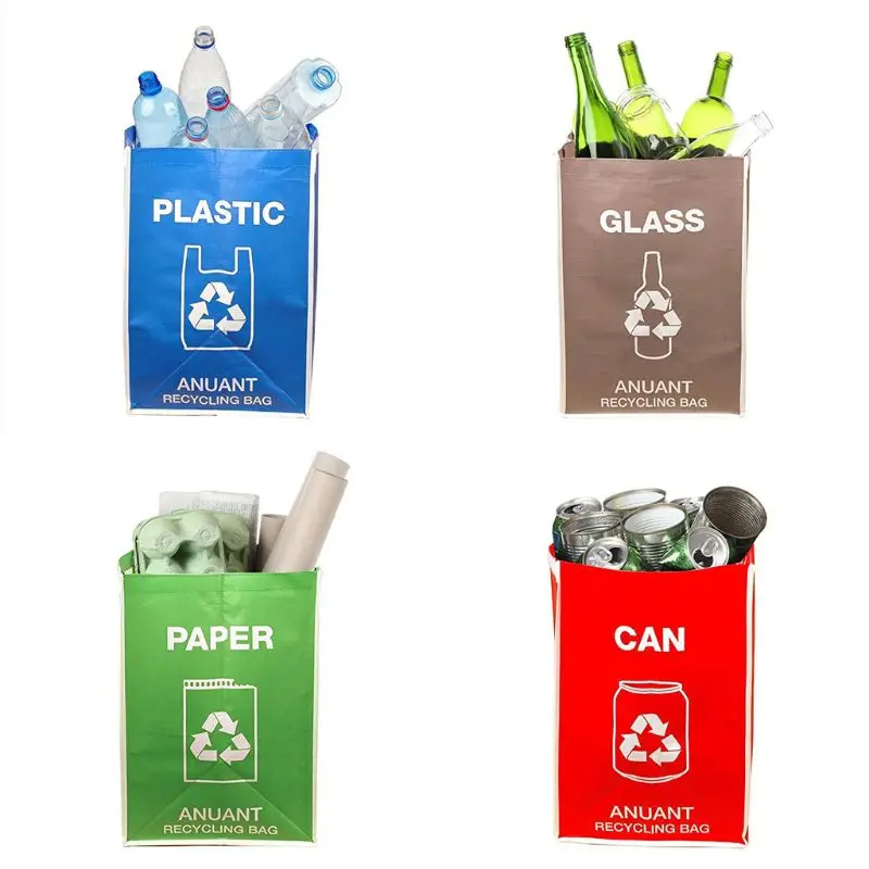 Samostatné Recyklácia Odpadu Bin Tašky pre Kuchyne, Kancelárie v Domácnosti - Recyklovať Smeti, Odpadky, Koše na Triedenie Organizátor Nepremokavé Košíky C