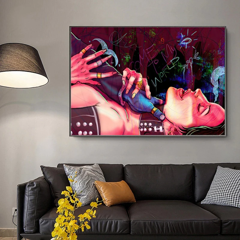 Sexy Obrázky Na Stenu Moderné Módne Plagáty a Tlačí na Obývacia Izba Milenca Sex Plátno Obrázok pre Domáce Izba Dekor