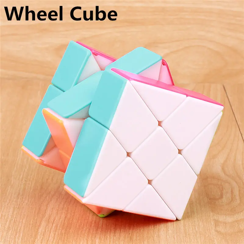 Shengshou kolieskom magic cube rýchlosť kocky stickerless profesionálne vzdelávacie puzzle kocky, hračky pre deti,