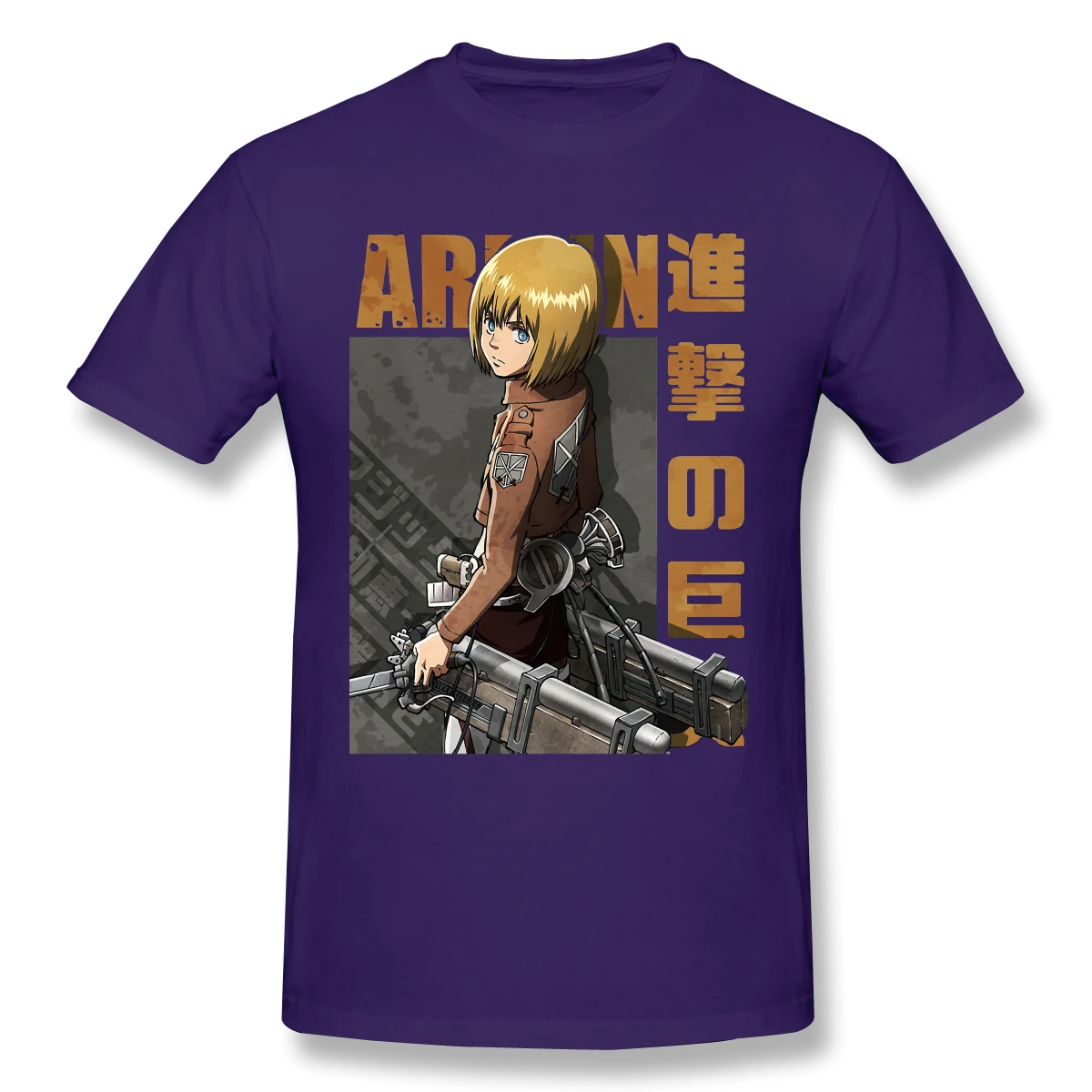 Shingeki No Kyojin Armin Arlert Základné Tlač Bavlna T-Shirt Útok Na Titan Pre Mužov Streetwear Módy