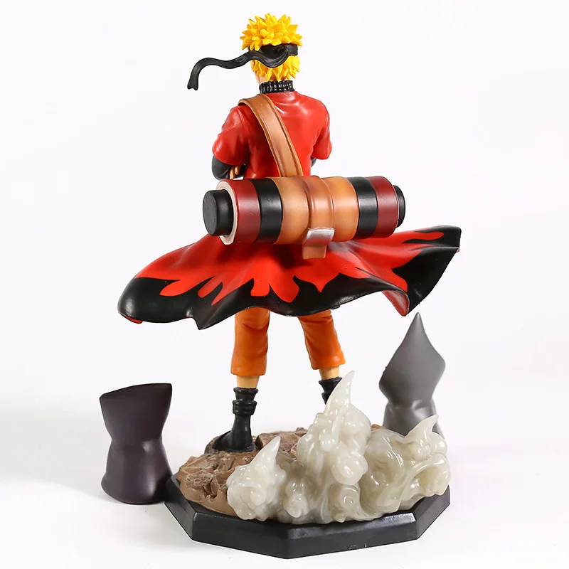 Shippuden Naruto Uzumaki Naruto Sennin Režim s Shima Fukasaku PVC Socha Obrázok Zberateľskú Model Hračka